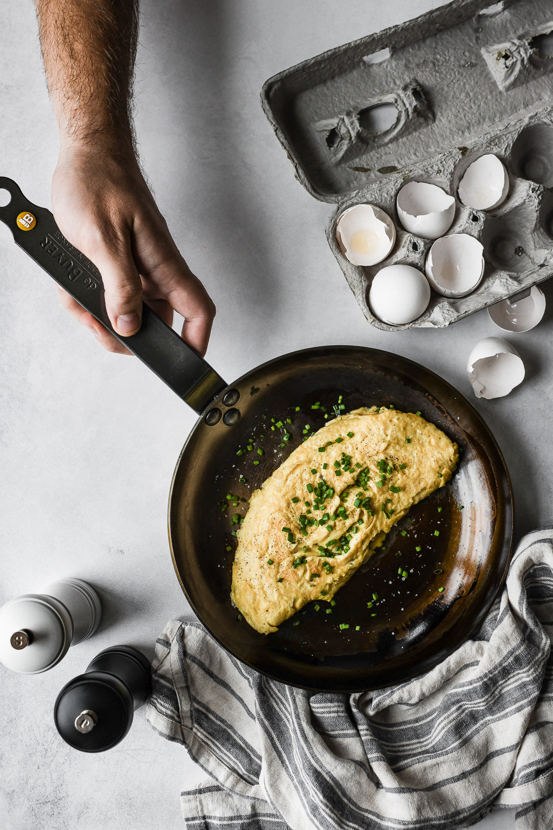 De Buyer - Mineral B Element - Omelette Pan - dreemFIRE