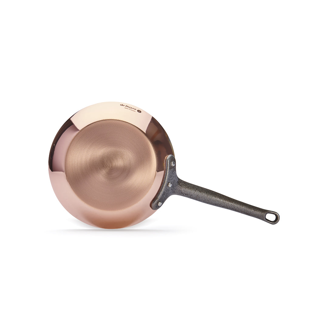 De Buyer - INOCUIVRE Copper - Frypan - Cast Iron Handle - 24cm