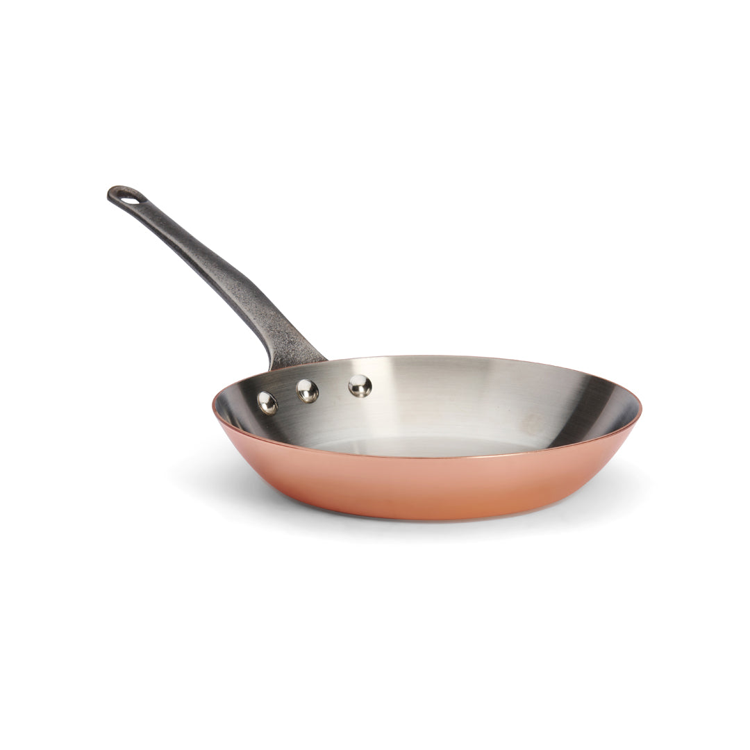 De Buyer - INOCUIVRE Copper - Frypan - Cast Iron Handle - 24cm