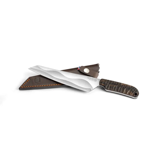 TB Outdoor DRAVIK® Braai Knife – Ziricote Wood