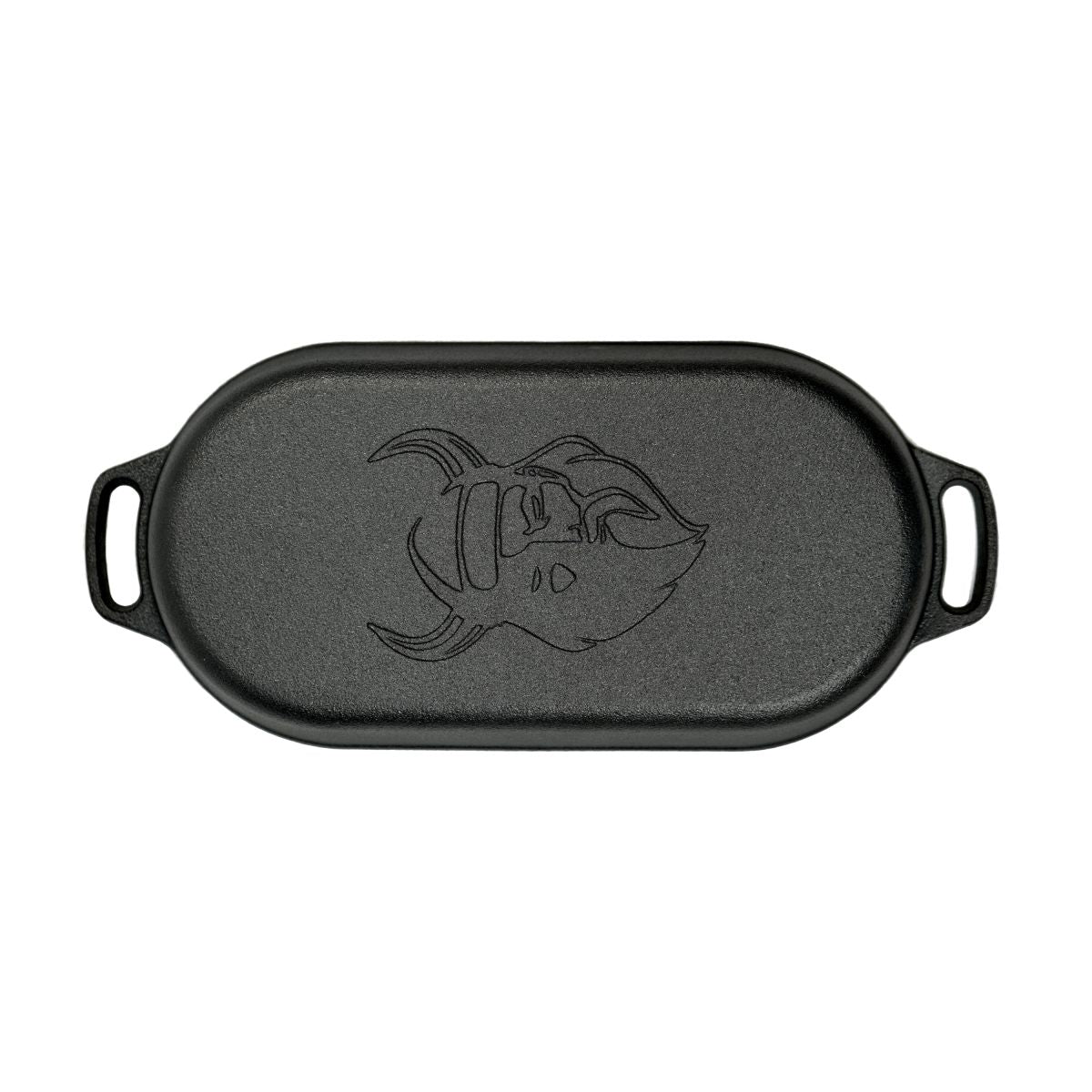 Valhal Outdoor Oval Dutch Oven & 2 Skillets – Cast Iron 2L