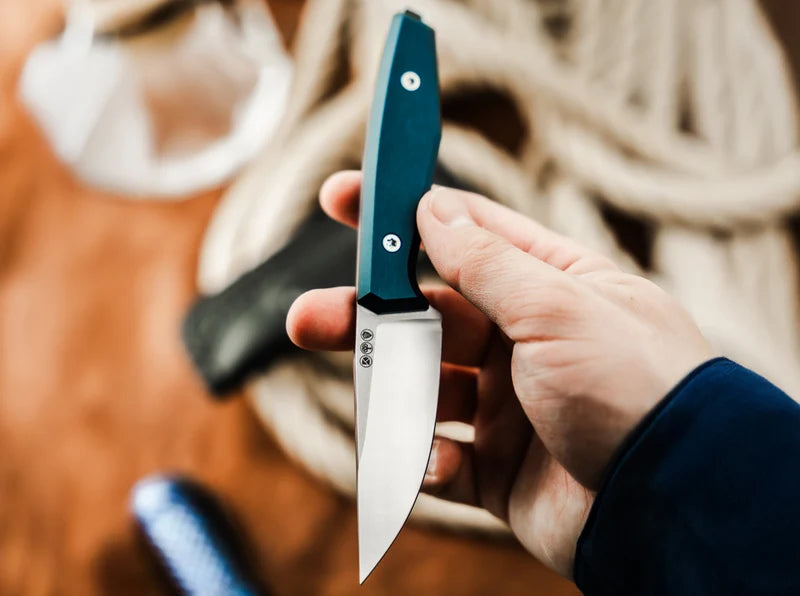 Böker Daily Knife AK1 Droppoint MagnaCut Blue