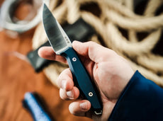 Böker Daily Knife AK1 Droppoint MagnaCut Blue