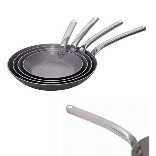 De Buyer - Carbon Plus - Steel Pan with st/steel handle