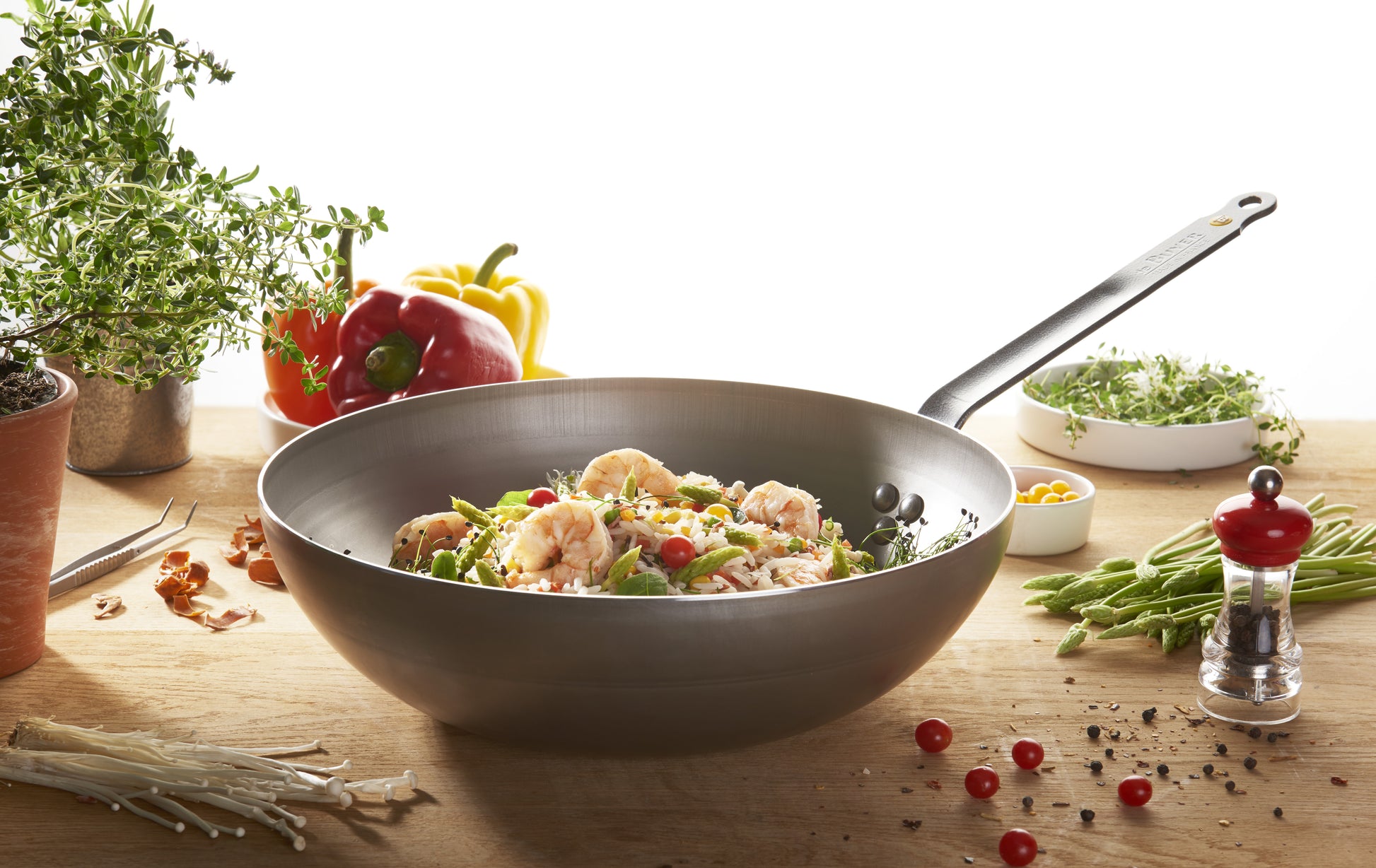 De Buyer - Mineral B Element - Rounded Wok