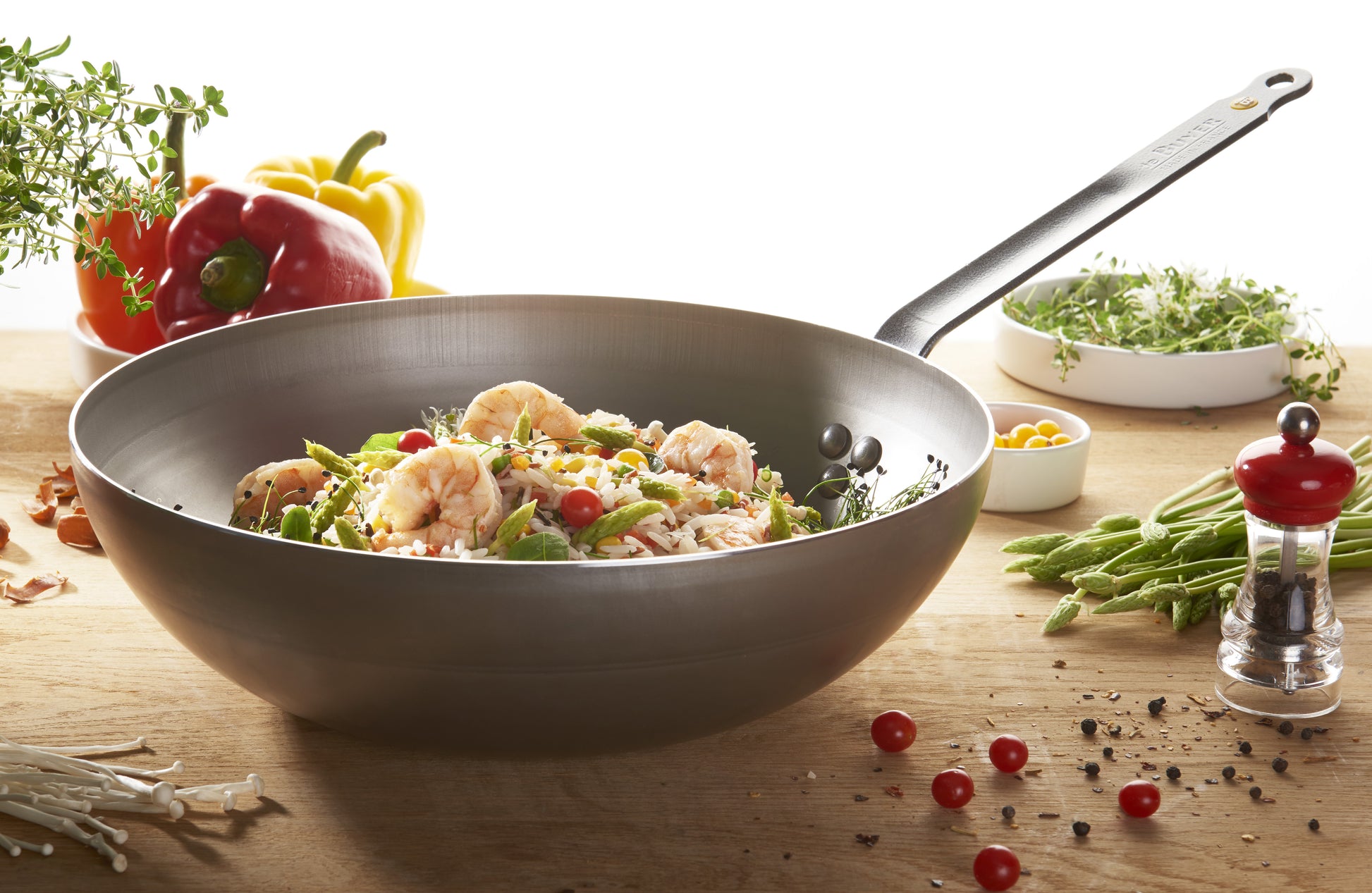 De Buyer - Mineral B Element - Rounded Wok