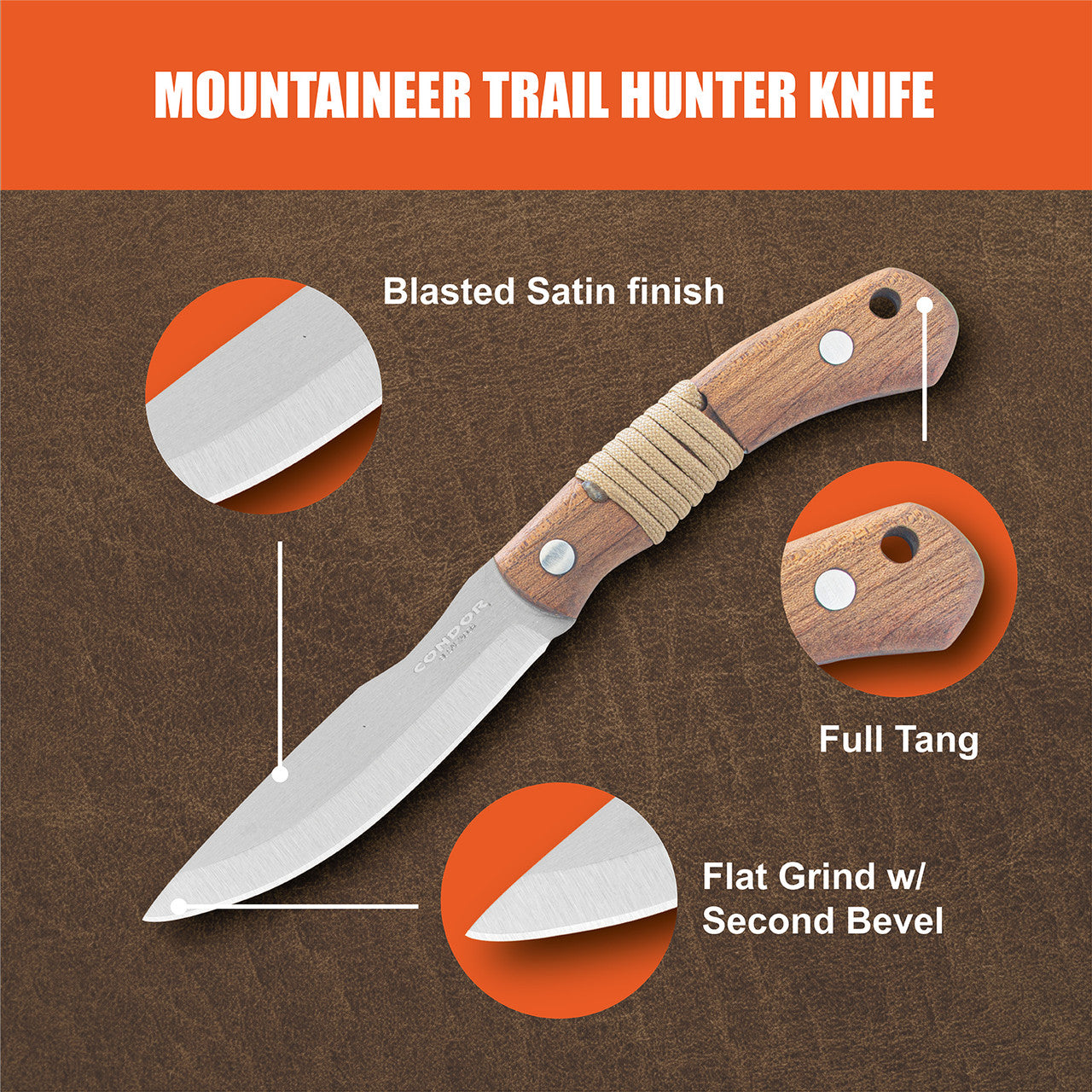 Condor Mountaineer Trail Hunter Knife