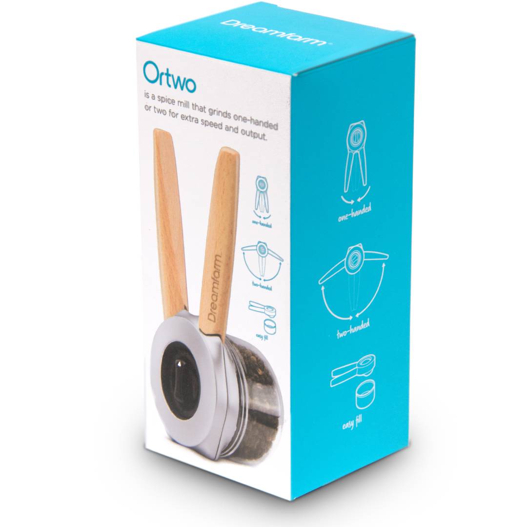 Dreamfarm Ortwo Spice/Pepper Mill - Beechwood