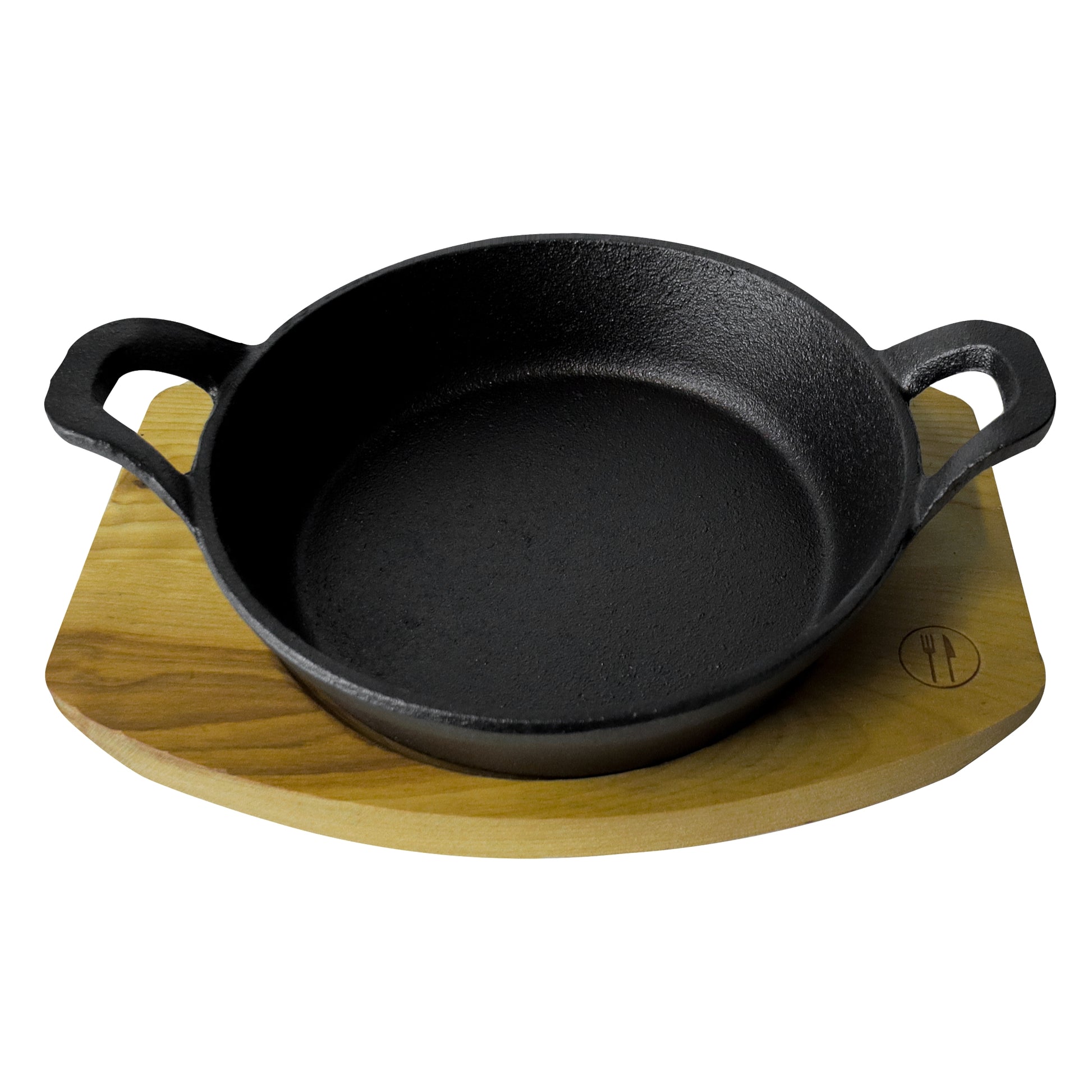 Cast Iron Dish - 2 handles with board - dreemFIRE