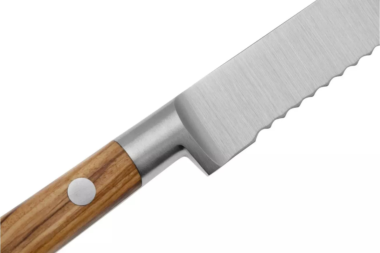 Lion Sabatier - IDEAL Olive Wood - Serrated Utility Knife (12cm)