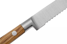 Lion Sabatier - IDEAL Olive Wood - Serrated Utility Knife (12cm)