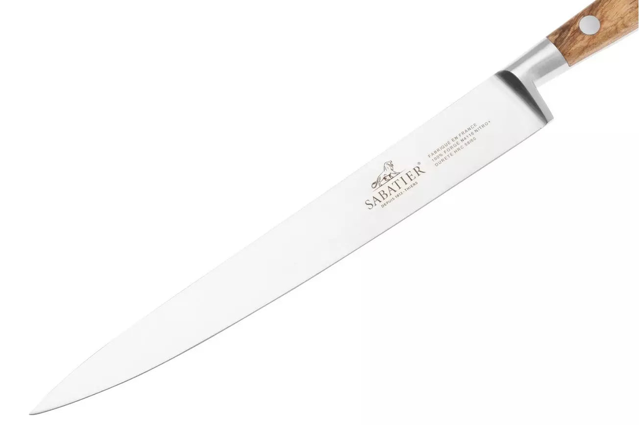 Lion Sabatier - IDEAL Olive Wood - Flexible Carving Knife (20cm)