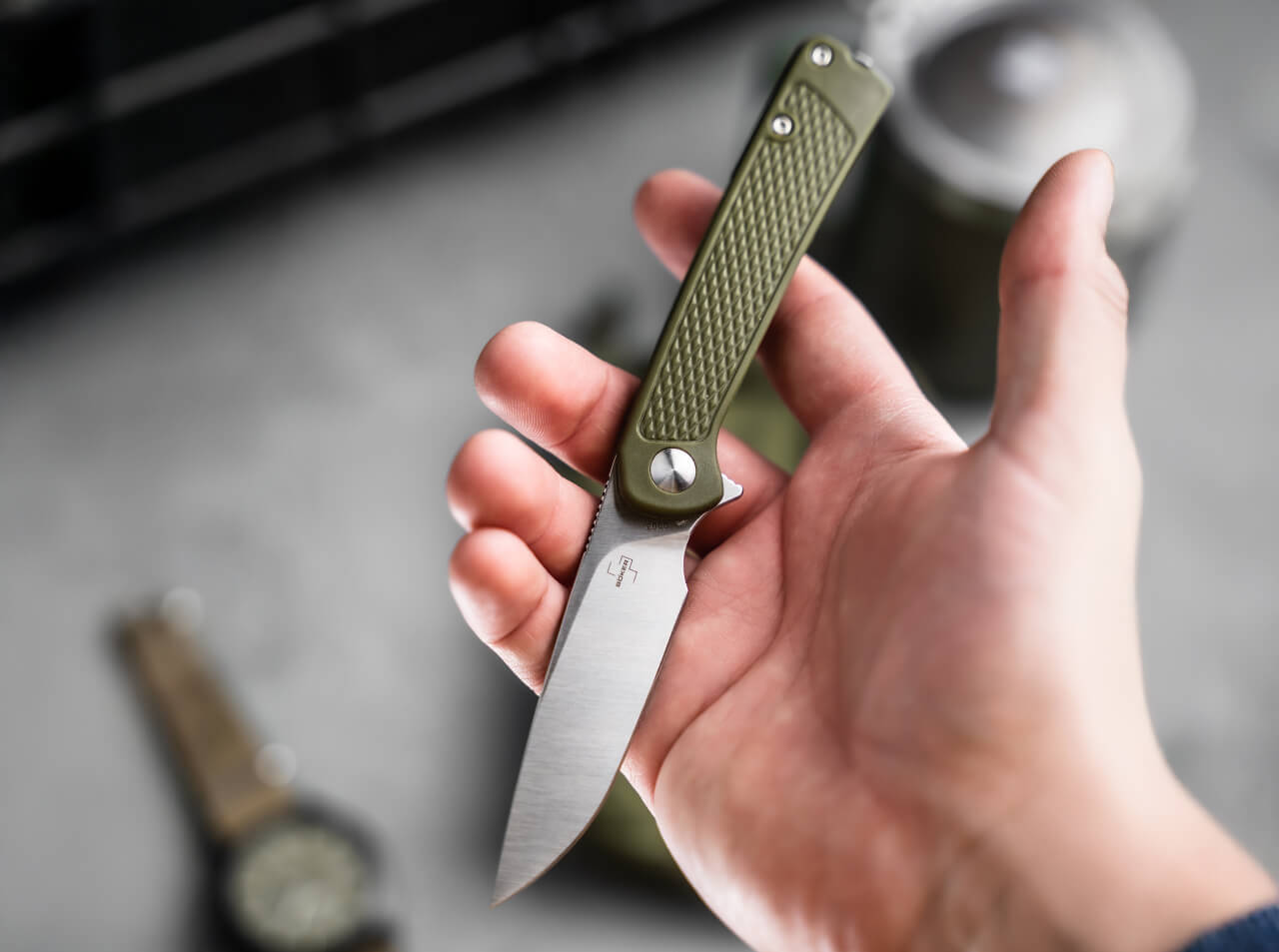 Böker Plus Fire Ant Green