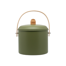Pebbly Indoor Steel Compost Bucket with Odour Filter (3.5L & 7L)