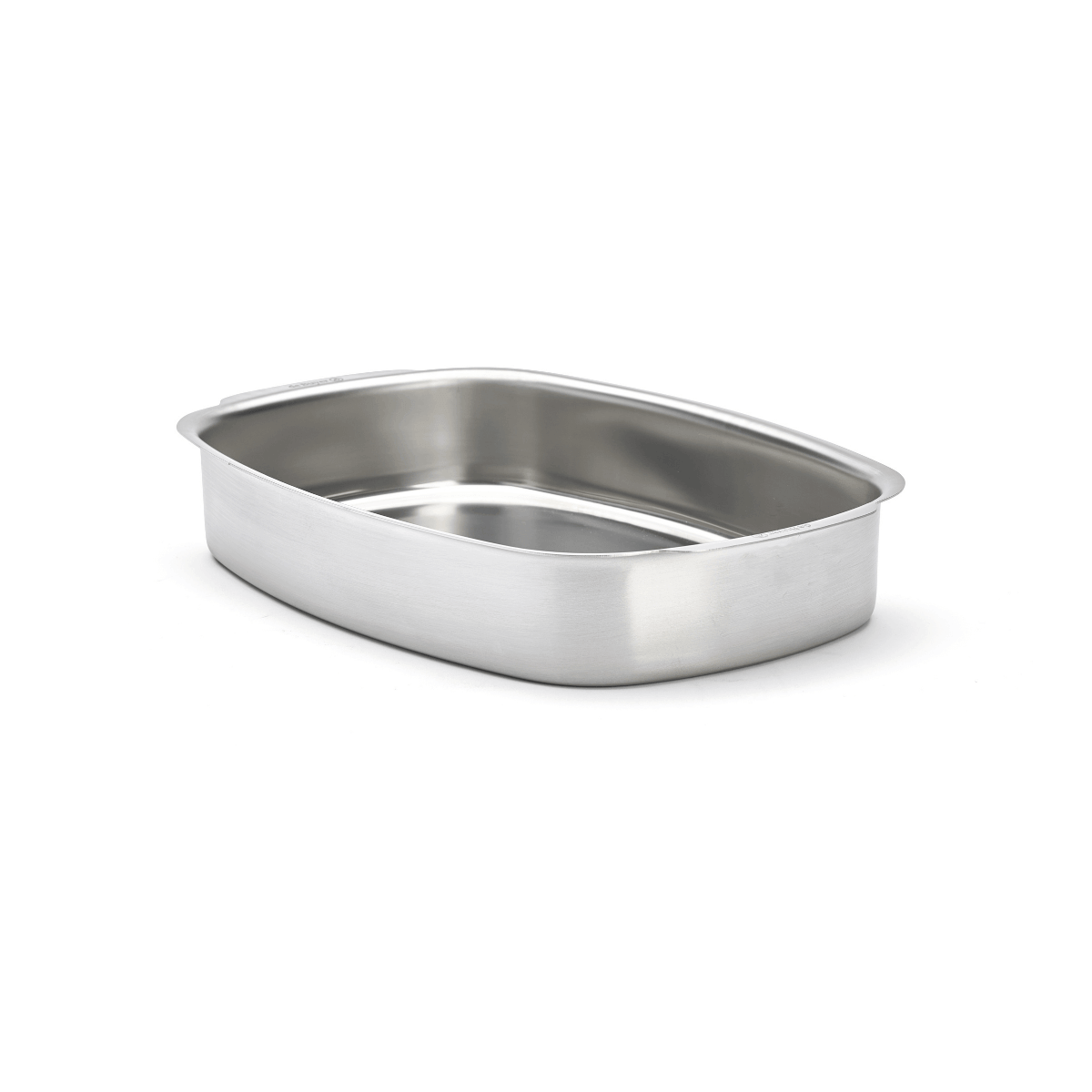 de Buyer Rectangular stainless steel roasting dish (38x26cm)