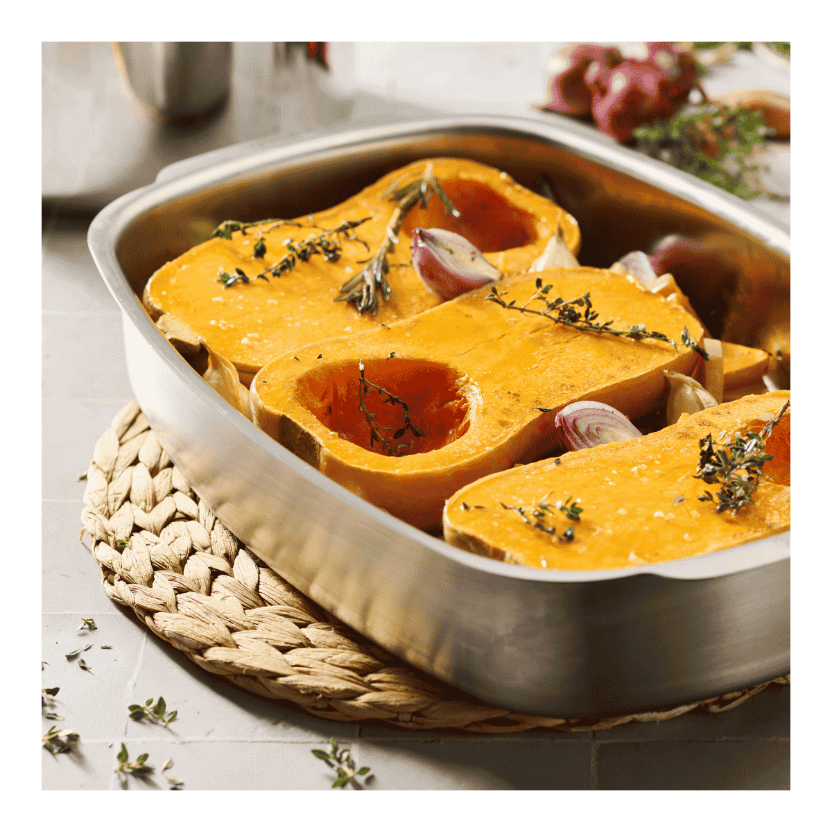 de Buyer Rectangular stainless steel roasting dish (38x26cm)