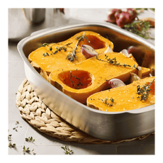 de Buyer Rectangular stainless steel roasting dish (38x26cm)