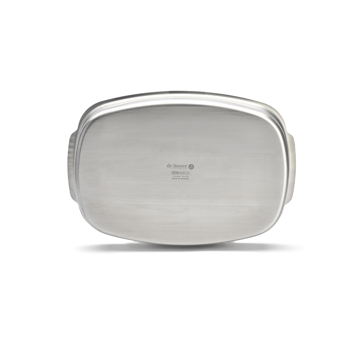 de Buyer Rectangular stainless steel roasting dish (38x26cm)