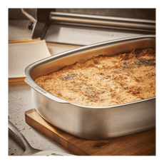 de Buyer Rectangular stainless steel roasting dish (38x26cm)