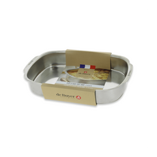 de Buyer Rectangular stainless steel roasting dish (38x26cm)