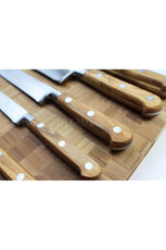 Lion Sabatier - IDEAL Olive Wood - 2-piece Knife Set (Chef & Pairing Knife)