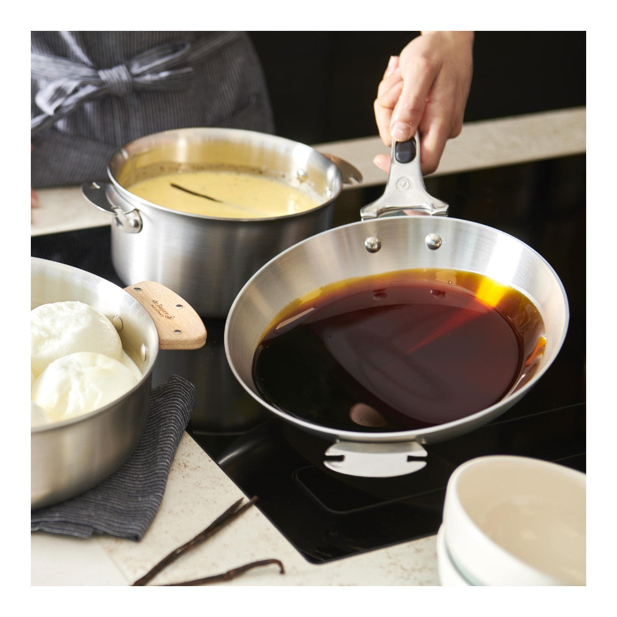 de Buyer Removable Stainless steel frying pan (ALCHIMY LOQY-Ø24cm)