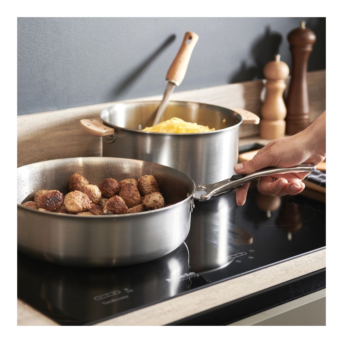 de Buyer Removable Stainless steel sauté-pan (ALCHIMY LOQY-Ø28cm)