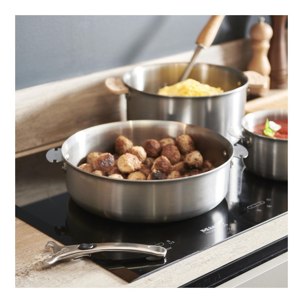 de Buyer Removable Stainless steel sauté-pan (ALCHIMY LOQY-Ø28cm)