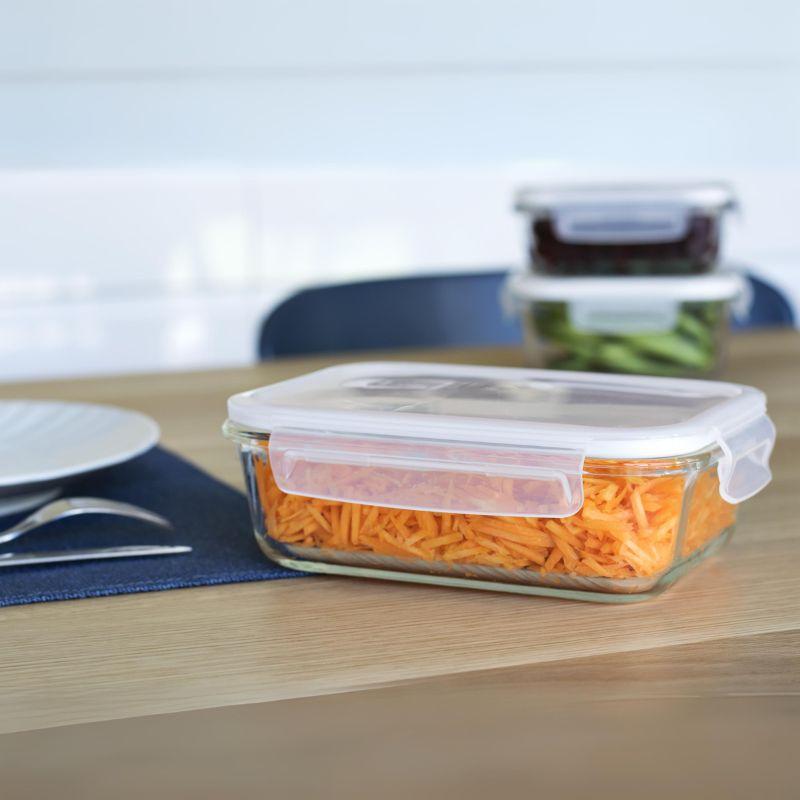 Pebbly Glass Food Storage
