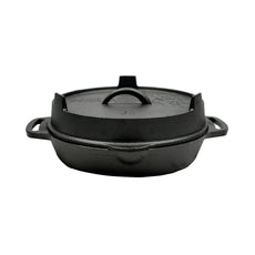 Valhal Outdoor Lid & Grill Skillet – Cast Iron 25cm